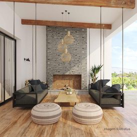 Porcelanato Acetinado Pedra 32x100cm Cinza - Ceusa Malta Esmaltado Retificado