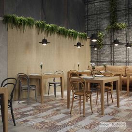 Porcelanato Acetinado Pedra 32x100cm Cinza - Ceusa Malta Carbono Esmaltado Retificado