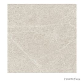 Porcelanato Marmorizado Rústico 100x100cm Bege - Ceusa Escala Quebec Rustico Esmaltado Retificado