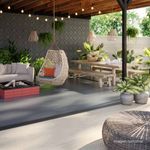 Porcelanato-Escala-Rustico-Beige-100x100cm-Ret---Ceusa---5004344A---Ambientada-Ampla-