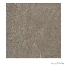 Porcelanato Marmorizado Rústico 100x100cm Cinza - Ceusa Escala Toronto Rustico Esmaltado Retificado