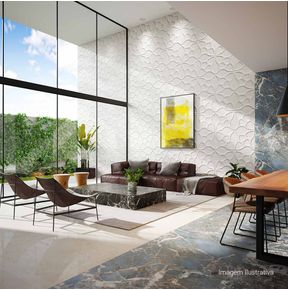 Porcelanato-Escala-Polido-Beige-100x100cm-Ret---Ceusa---5004379A---Ambientada-Ampla-