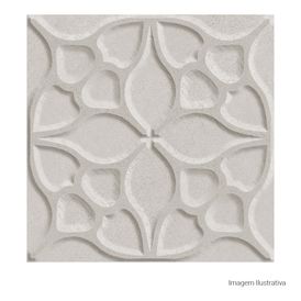 Porcelanato Acetinado Cimentício 100x100cm Cinza - Ceusa Trevo Beton Esmaltado Retificado