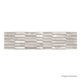 Porcelanato 30X120cm Acetinado Ret Brise Cinza