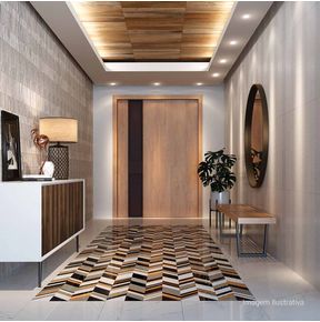 Porcelanato-Brise-Acetinado-Gray-30x120cm-Ret---Ceusa---5008115A---Ambientada-Ampla-