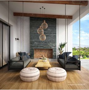 Porcelanato-Bosque-Rustico-Brown-30x120cm-Ret---Ceusa---5008170A---Ambientada-Ampla-