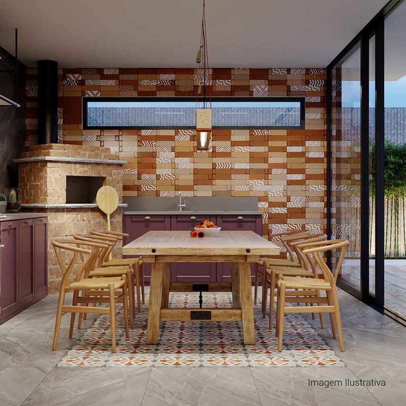 Azulejo-Escama-Acetinado-Gray-45x65cm-Ret---Ceusa---5008418A---Ambientada-Ampla-
