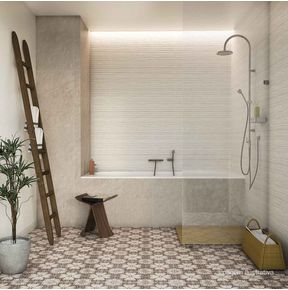 Azulejo-Escacilhado-Rustico-White-45x65cm-Ret---Ceusa---5008446A---Ambientada-Ampla-