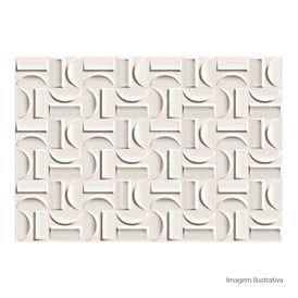 Cerâmica Monocromatico Acetinado 45x65cm Branco - Ceusa Arcos Retificado