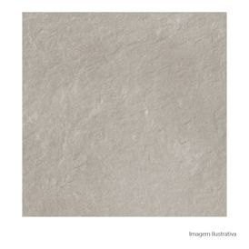 Porcelanato Pedra Rústico 60x60cm Cinza - Ceusa Mineral Esmaltado Retificado