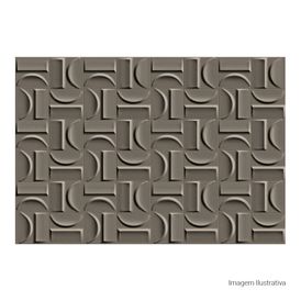 Cerâmica Monocromatico Acetinado 45x65cm Cinza - Ceusa Arcos Chumbo Retificado