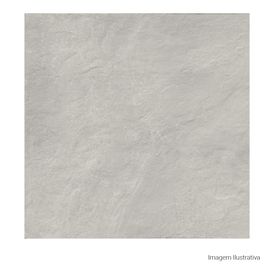 Porcelanato 80X80cm Rústico Ret Cimento Cinza