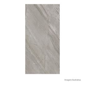 Porcelanato Acetinado Marmorizado 60x120cm Cinza - Ceusa Malena Esmaltado Retificado