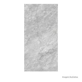 Porcelanato Polido Marmorizado 60x120cm Cinza - Ceusa Bardiglio Sgr Pol Retificado