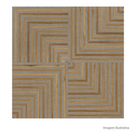 Porcelanato Decorado Matte 100x100cm Multicolor - Ceusa Optico Wood Mix Esmaltado Retificado