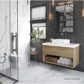 Porcelanato-Escala-Acetinado-White-80x80cm-Ret---Ceusa---5042061A---Ambientada-Ampla-