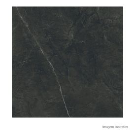 Porcelanato Marmorizado Natural 120x120cm Preto - Ceusa Fior Di Bosco Bk Nat Esmaltado Retificado