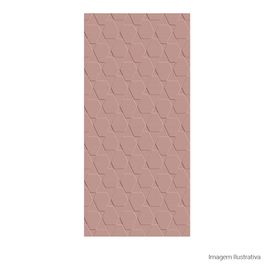 Cerâmica Monocromatico Brilhante 40x90cm Rosa - Ceusa Canelado Retificado