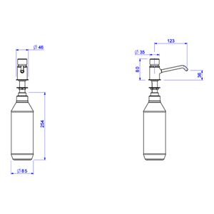 Dispensador Deca para Sabão Líquido Decamatic Cromado