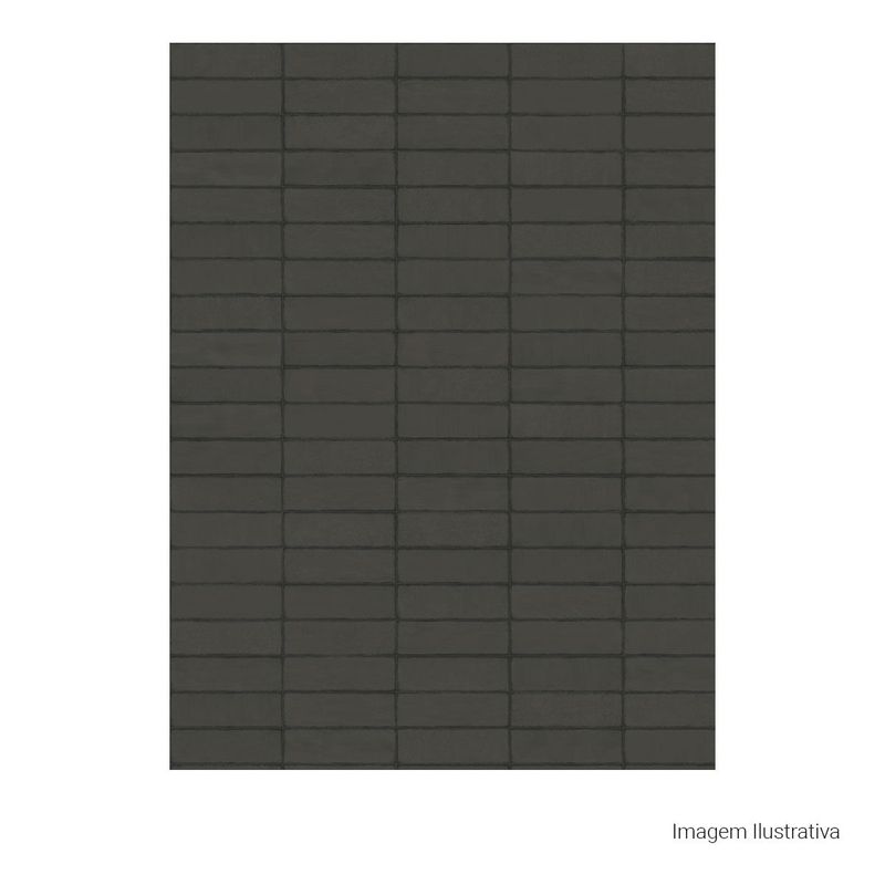 Azulejo-Versos-LuxDark-Gray-8x25cm-Bold---Portinari---6060449A---Fundo-Branco-Produto-com-item-complementar-Quadrado-ou-Horizontal