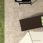 Porcelanato-Duetto-Hard-Beige-60x60cm-Bold---Portinari---6058592A---Ambientada-Ampla-