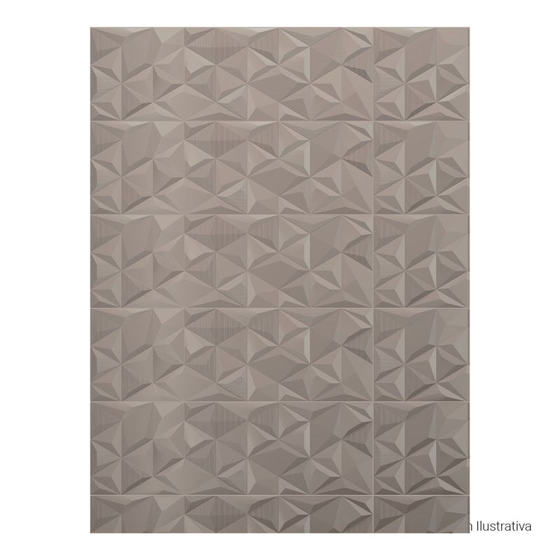 Azulejo-Jazz-Matte-Brown-33x100cm-Ret---Portinari---6061755A---Fundo-Branco-Produto-com-item-complementar-Quadrado-ou-Horizontal