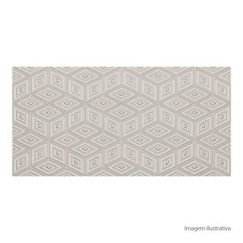 Porcelanato Decorado Matte/lux 30x60cm Cinza - Portinari Realce Sgr Mlx Retificado
