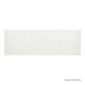 Azulejo Sensorial Matte/lux Cubo White - 33cmx100cm Ret