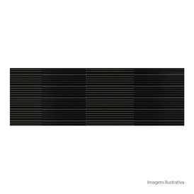 Porcelanato Decorado Matte 33x100cm Preto - Portinari Sensorial Line Bk Retificado