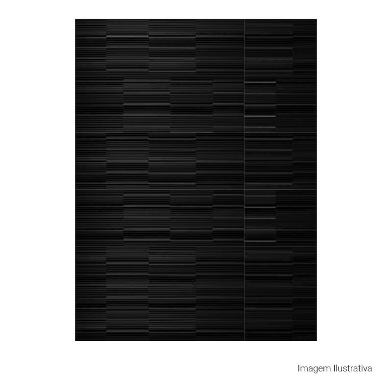 Azulejo-Sensorial-Matte-Line-Black-33x100cm-Ret---Portinari---6061157A---Fundo-Branco-Produto-com-item-complementar-Quadrado-ou-Horizontal