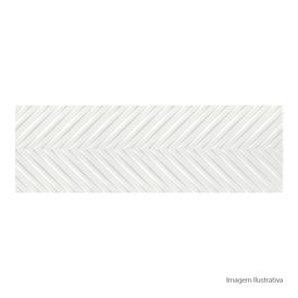 Porcelanato Monocromatico Matte 33x100cm Branco - Portinari Coral Marble Decor Wh Retificado