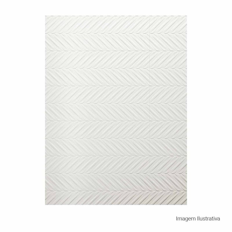 Azulejo-Coral-Marble-Matte-Decor-White-33x100cm-Ret---Portinari---6061728A---Fundo-Branco-Produto-com-item-complementar-Quadrado-ou-Horizontal