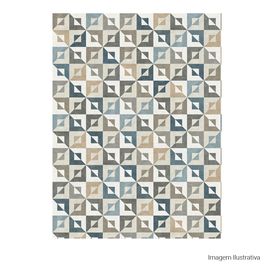 Porcelanato Decorado Matte 30x60cm Multicolor - Portinari Blues Cubic Mix Retificado