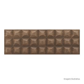 Azulejo Cappuccino Matte Decor Dark Brown - 33cmx100cm Ret
