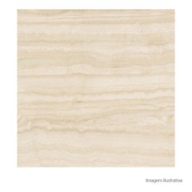 Porcelanato Marmorizado Natural 100x100cm Branco - Portinari Coliseu Ofw Nat Esmaltado Retificado