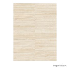 Porcelanato Marmorizado Natural 100x100cm Branco - Portinari Coliseu Ofw Nat Esmaltado Retificado