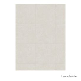 Porcelanato Acetinado Cimentício 60x60cm Branco - Portinari Downtown Hd Wh Esmaltado Bold
