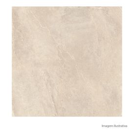 Porcelanato 120X120cm Polido Ret Scultore Bege