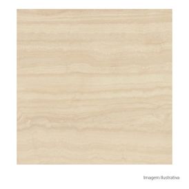 Porcelanato Marmorizado Hard 100x100cm Bege - Portinari Coliseu Be Esmaltado Retificado