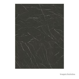 Porcelanato Marmorizado Natural 120x120cm Preto - Portinari Soberano Bk Nat Esmaltado Retificado