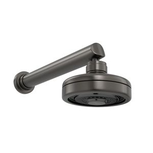 Chuveiro com Tubo de Parede Dark Antracite