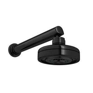 Chuveiro com Tubo Reto de Parede Acqua Plus Black Noir