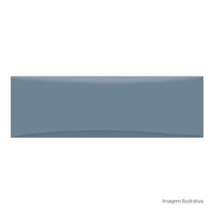 Azulejo Bella Vita Lux Blue - 8cmx25cm Bold