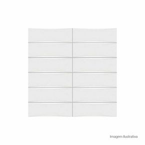 Azulejo-Bella-Vita-LuxWhite-8x25cm-Bold---Portinari---6059337A---Fundo-Branco-Produto-com-item-complementar-Quadrado-ou-Horizontal