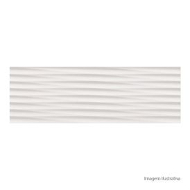 Porcelanato 33X100cm Matte Ret Minimalismo Bruto Branco