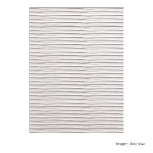 Azulejo Minimalismo Bruto Matte Decor White - 33cmx100cm Ret