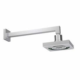 Chuveiro com Tubo de Parede Acqua Plus Quadratta Cromado