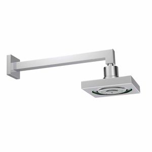 Chuveiro com Tubo de Parede Acqua Plus Quadratta Cromado