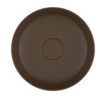 Cuba-de-Apoio-Redonda-30cm-Deca-Slim-Marrom-Fosco---Deca---L.12030.22---Fundo-Branco-Produto-Principal-SKU-vista-de-cima