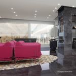 Porcelanato-Onice-Polido-Off-White-60x120cm-Ret---Portinari---6060550A---Ambientada-Ampla-